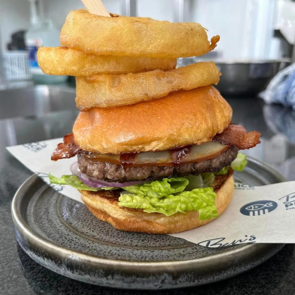 Gallery - Burger Stack - Bens Plaice Mevagissey