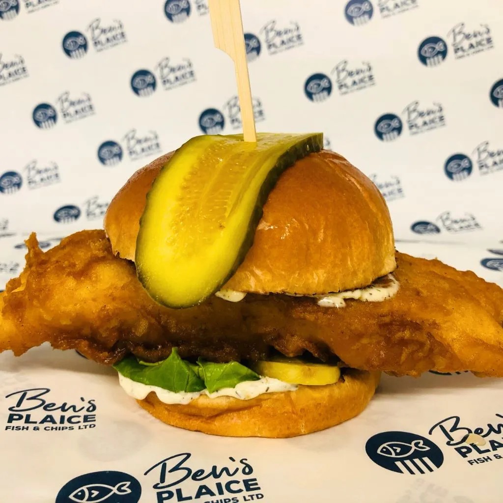 Gallery - Fish Burger - Bens Plaice Mevagissey